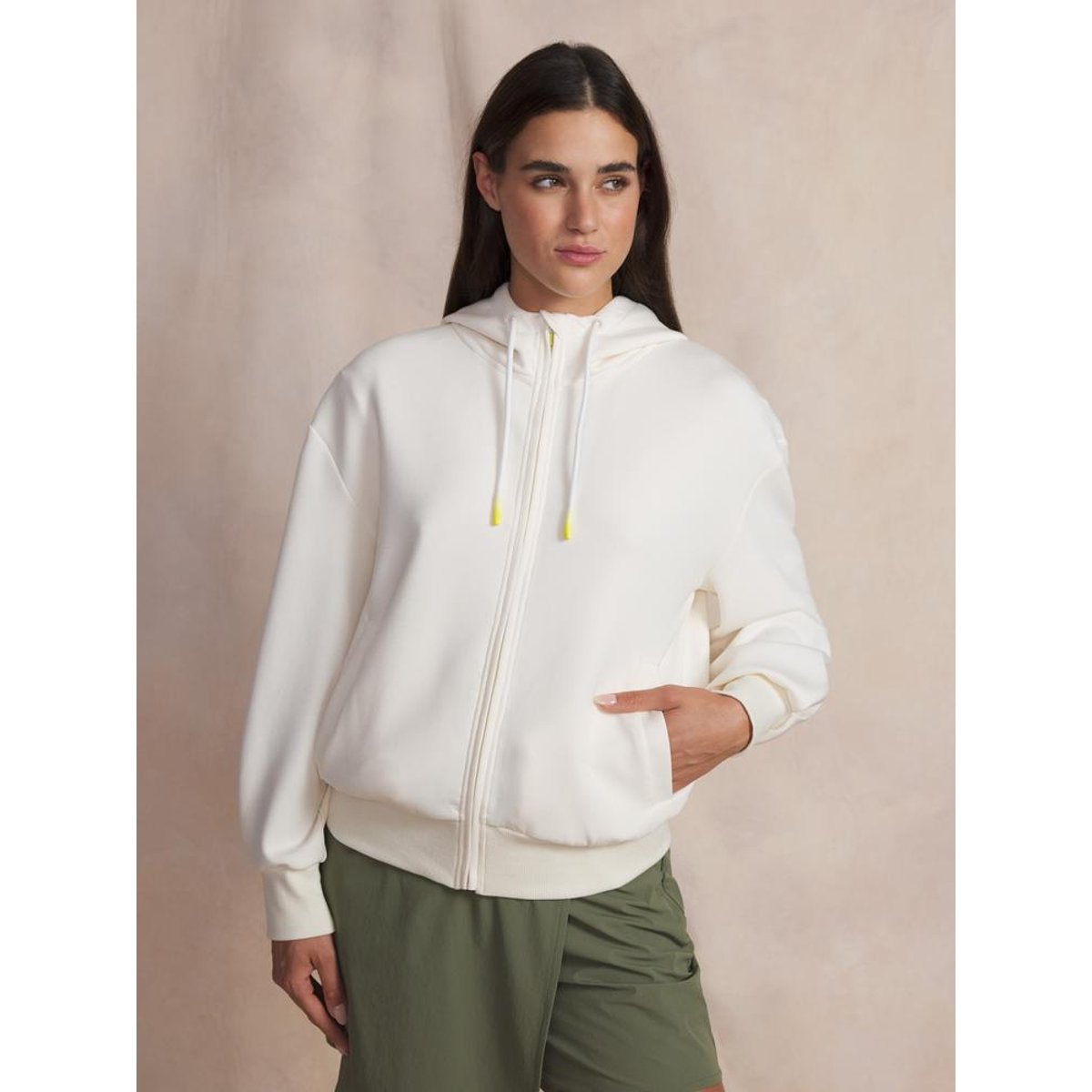 Sweat zippé GLORIZIP greige, TBS