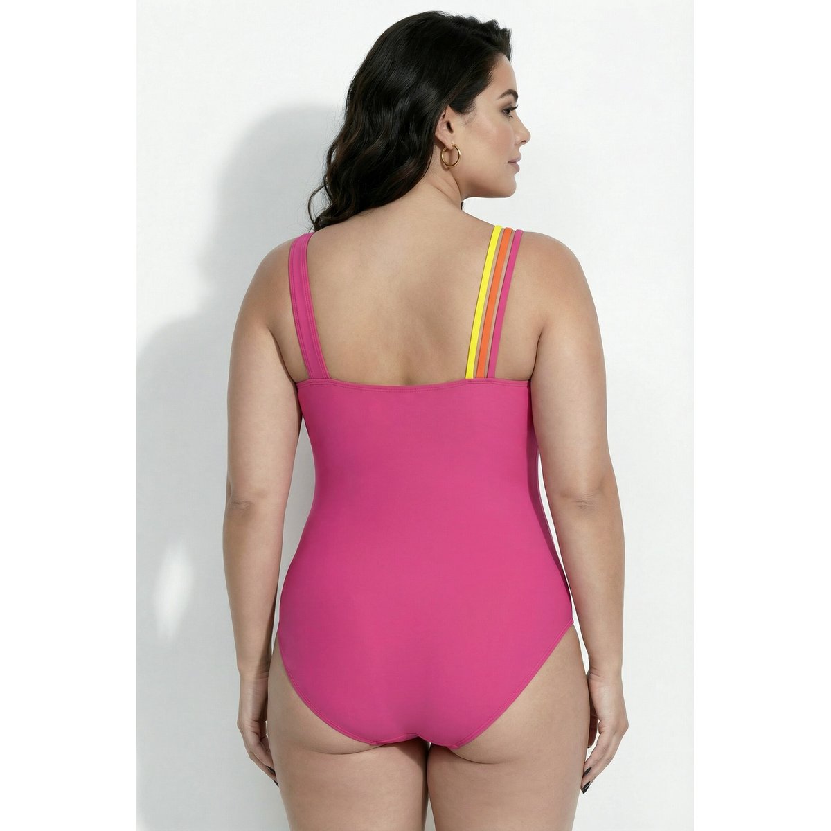 Maillot de bain à bonnets souples rose vif magenta, ULLA POPKEN
