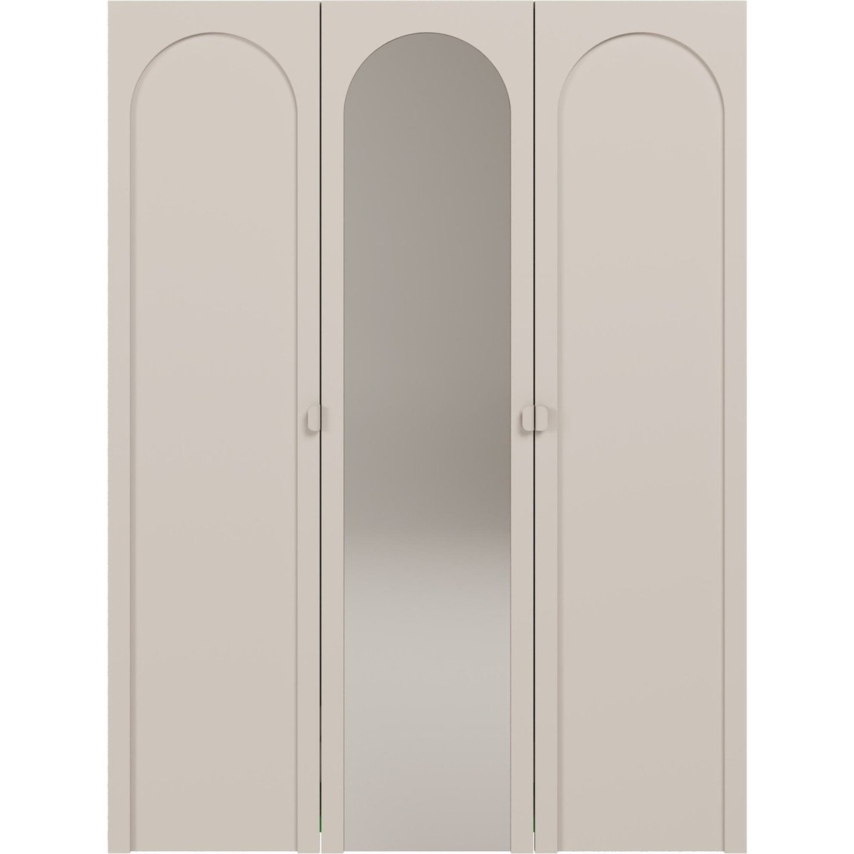 Armoire 3 portes miroir collection ARKADIA cachemire, RECOLLECTION