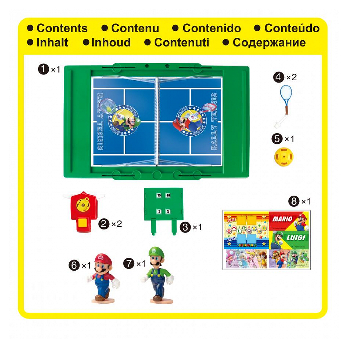 Super mario Rally  tennis couleur unique, SYLVANIAN FAMILIES