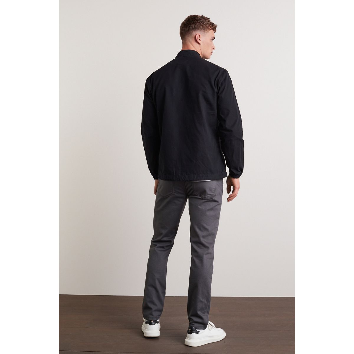 Jean Stretch Indispensablecoupe Slim gris anthracite, NEXT