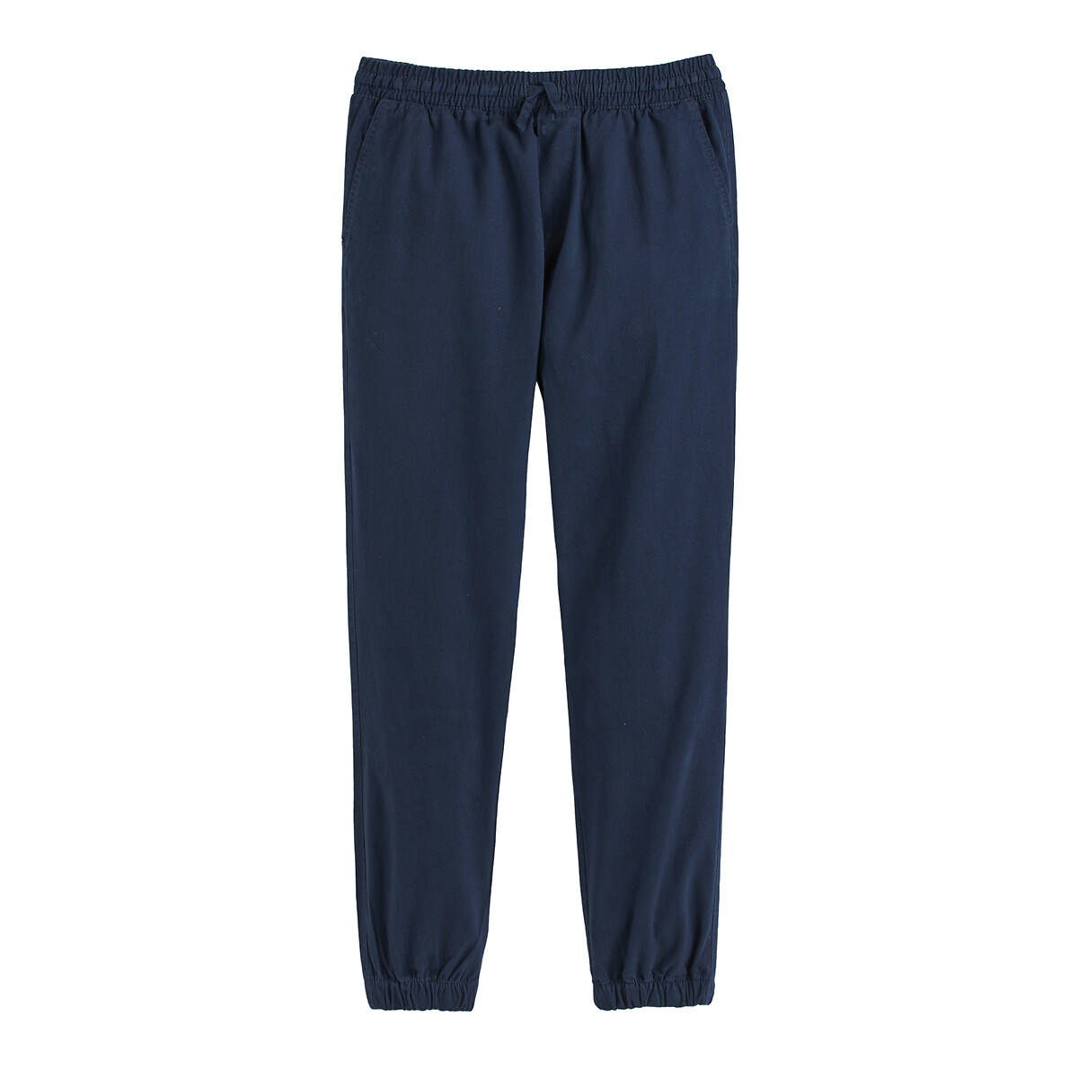 Cotton Joggers navy blue, LA REDOUTE COLLECTIONS