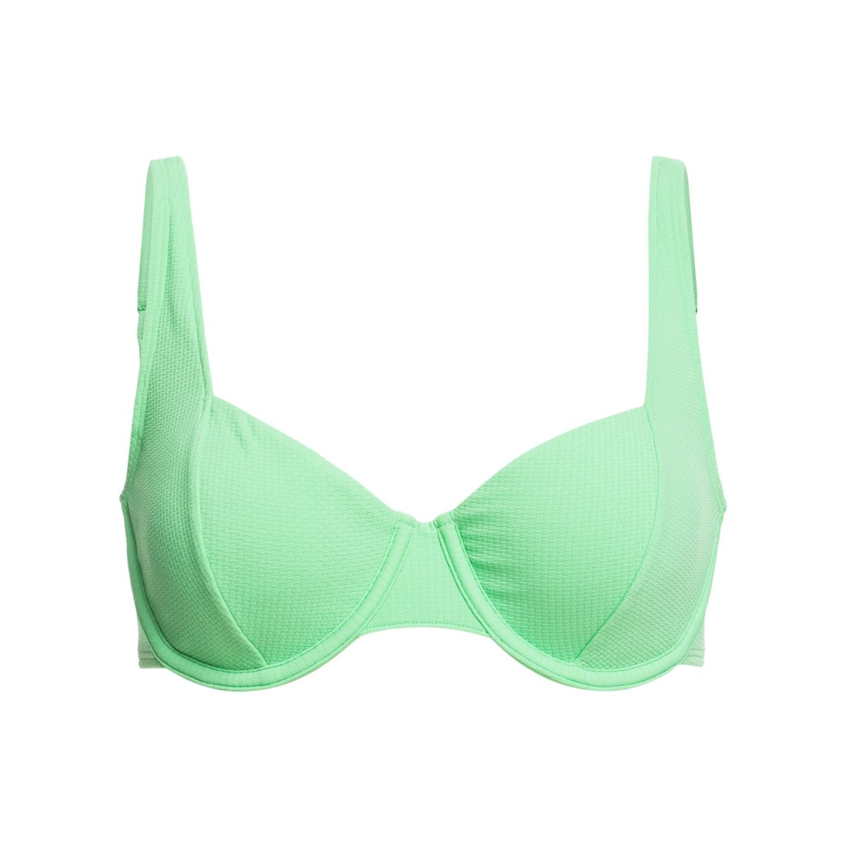 Haut de maillot de bain bikini bonnet D COLOR JAM. vert absinthe green, ROXY