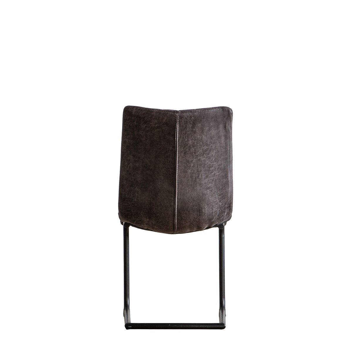 Darcy Retro Leather Cantilever Dining Chairs (Set of 2) grey, SO'HOME
