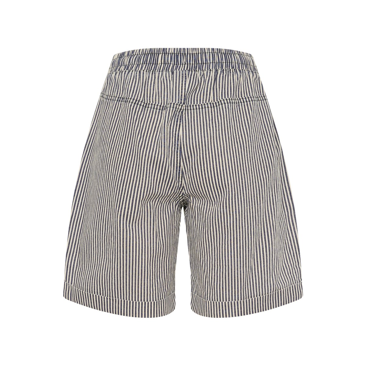 Shorts casual bleu/blanc rayures midnight/white stripe, KAFFE