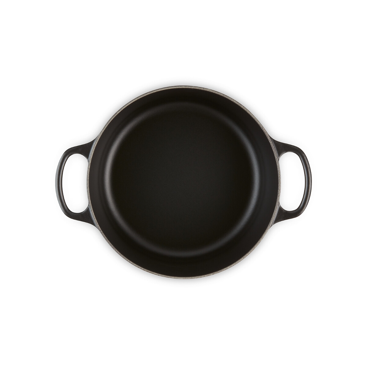 Cocotte Ronde Signature noir, LE CREUSET