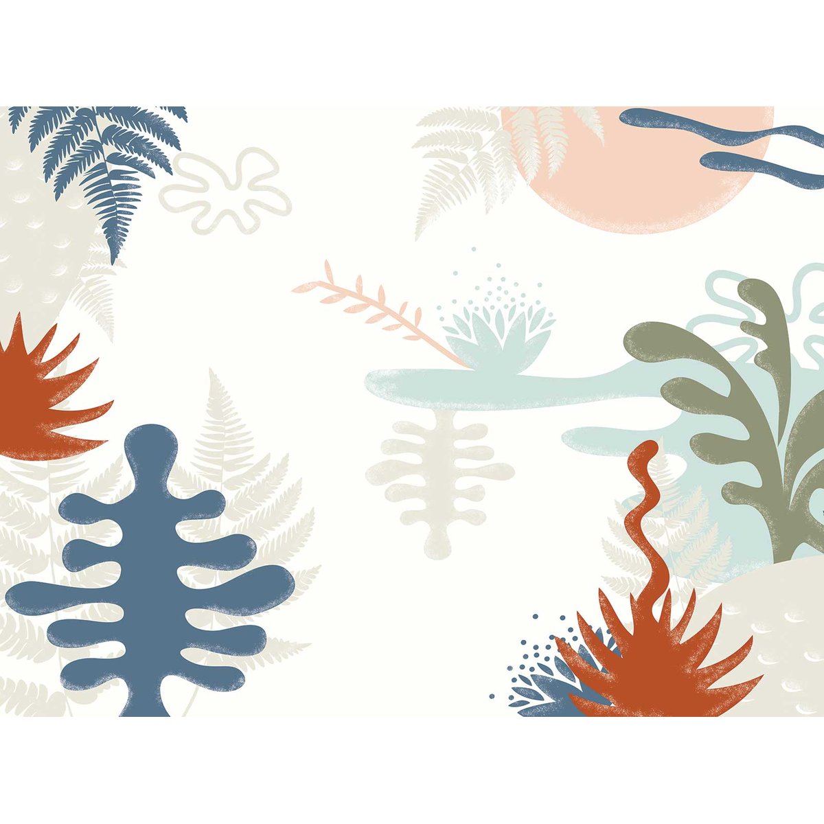 Papier peint fond aquatique intissé, HEXOA