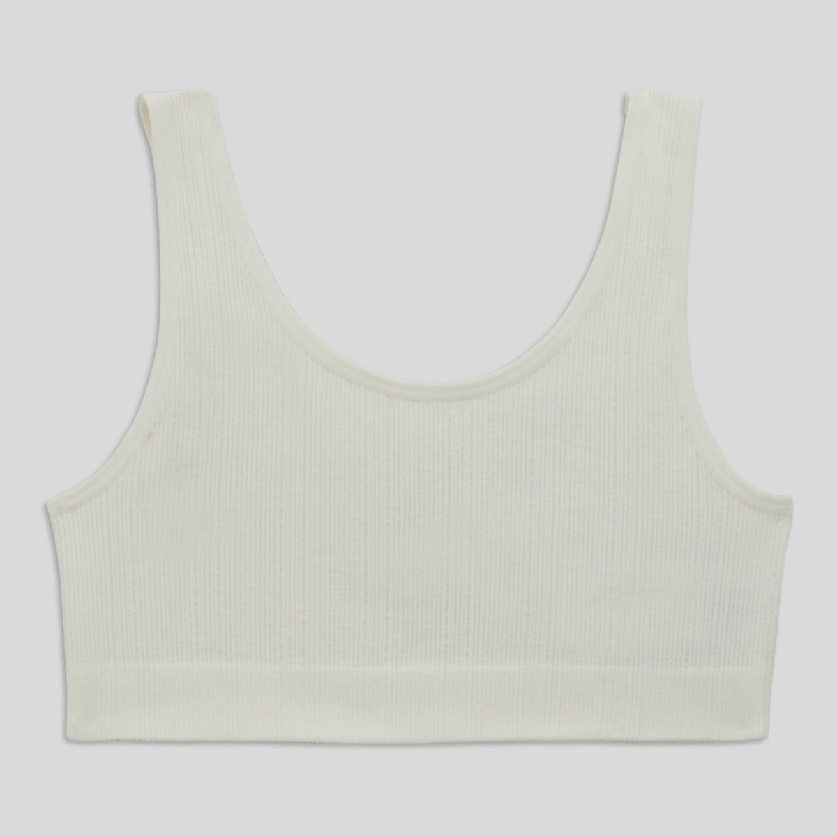 Brassière unie sans couture ecru, MONOPRIX