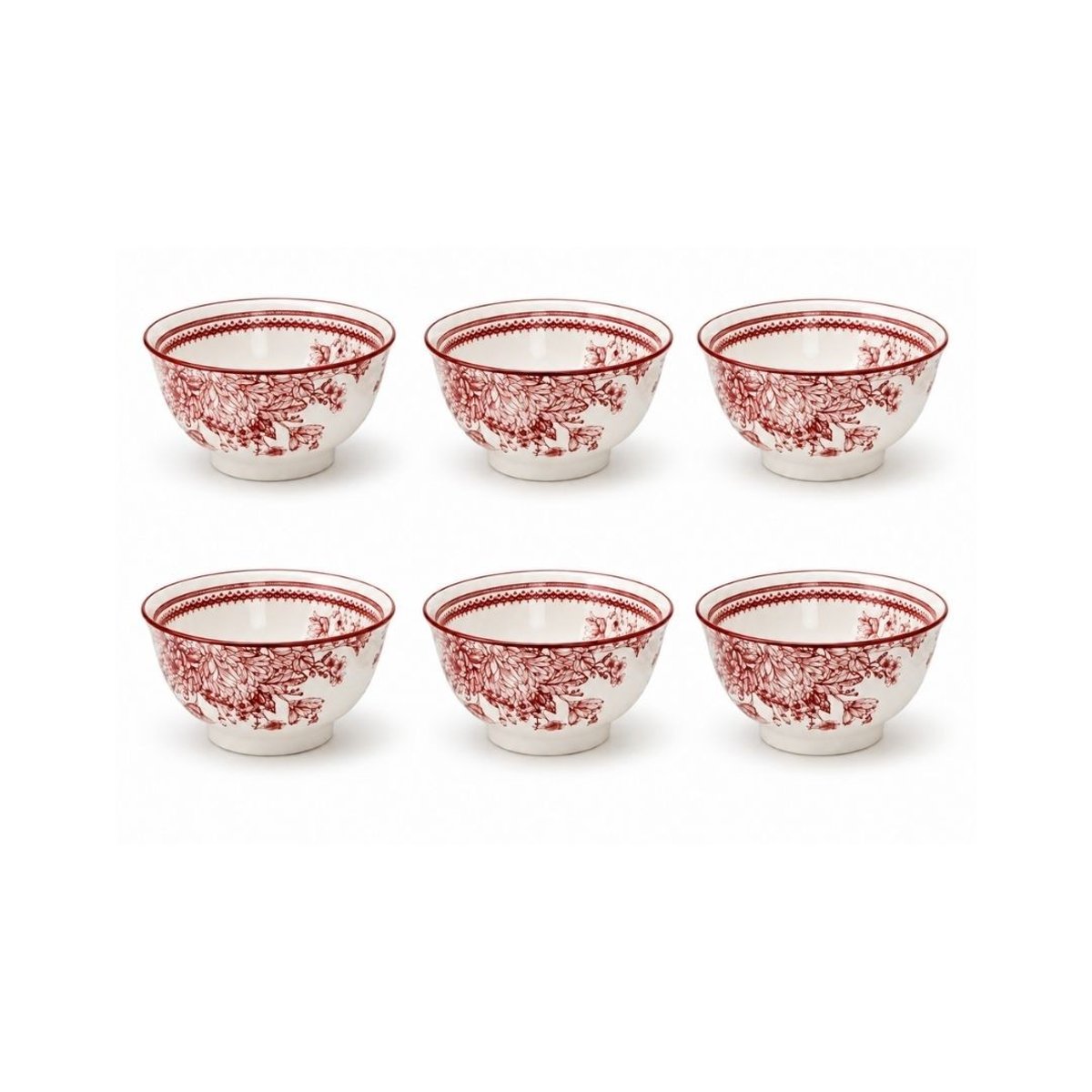 Lot de 6 petits bols, LOUISE beige, ARTIME