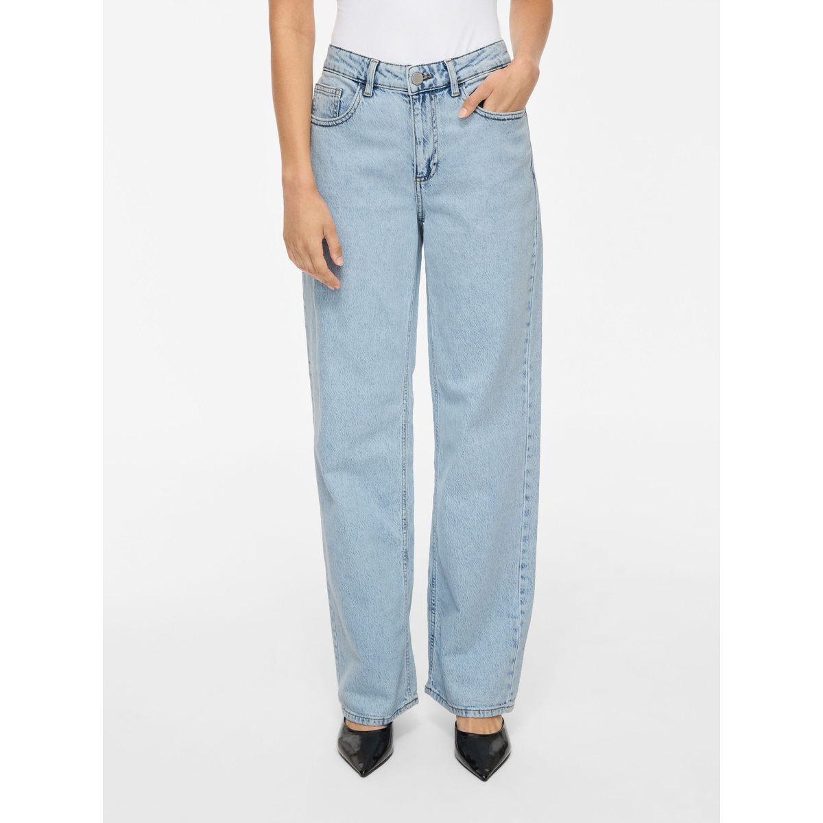 Jean Droit bleu - light blue denim1, VILA
