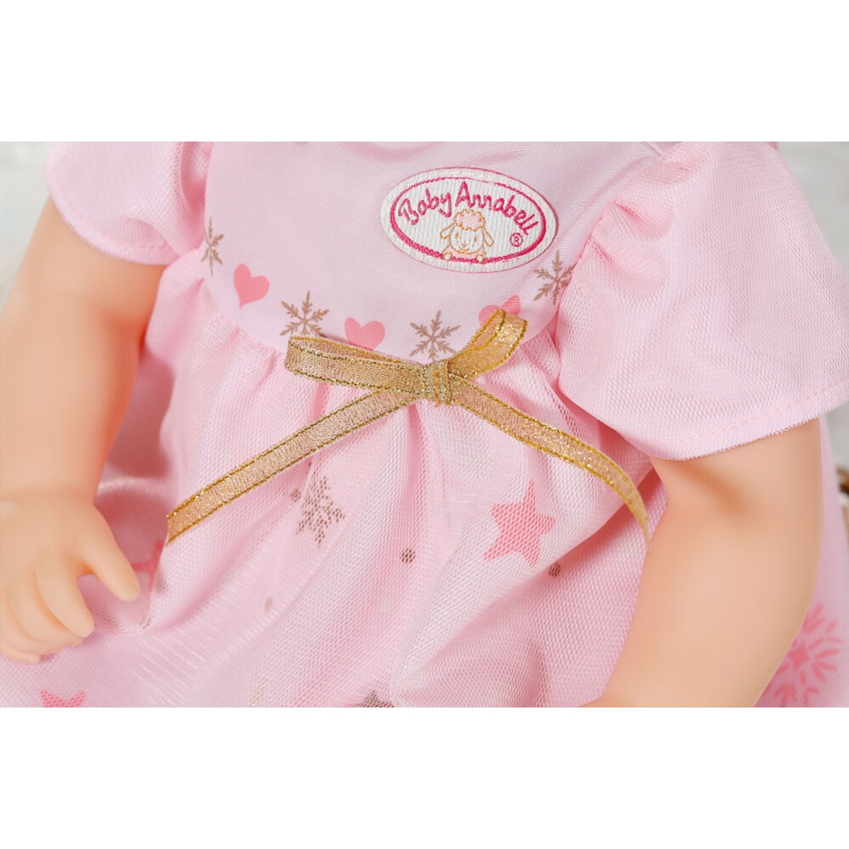 Baby Annabell Robe de Noël 43 cm rose, ZAPF CREATION