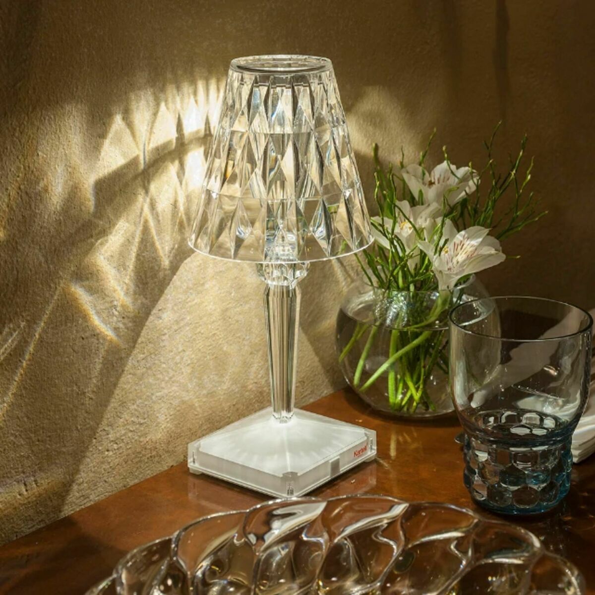 Lampe BATTERY prune, KARTELL