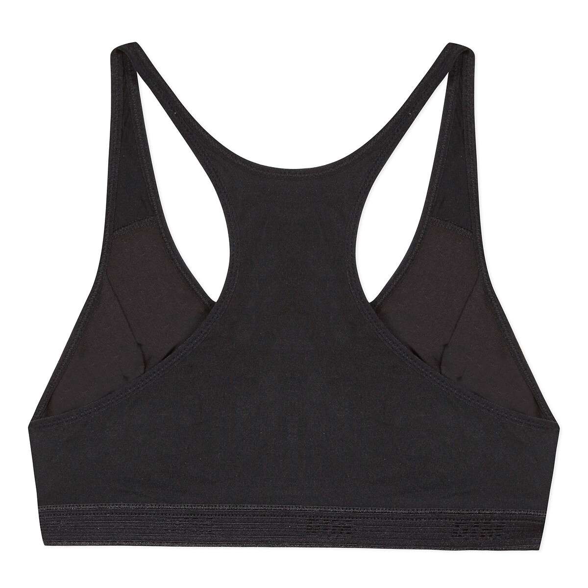 Soutien de desporto, microfibra, 10-16 anos preto , DIM
