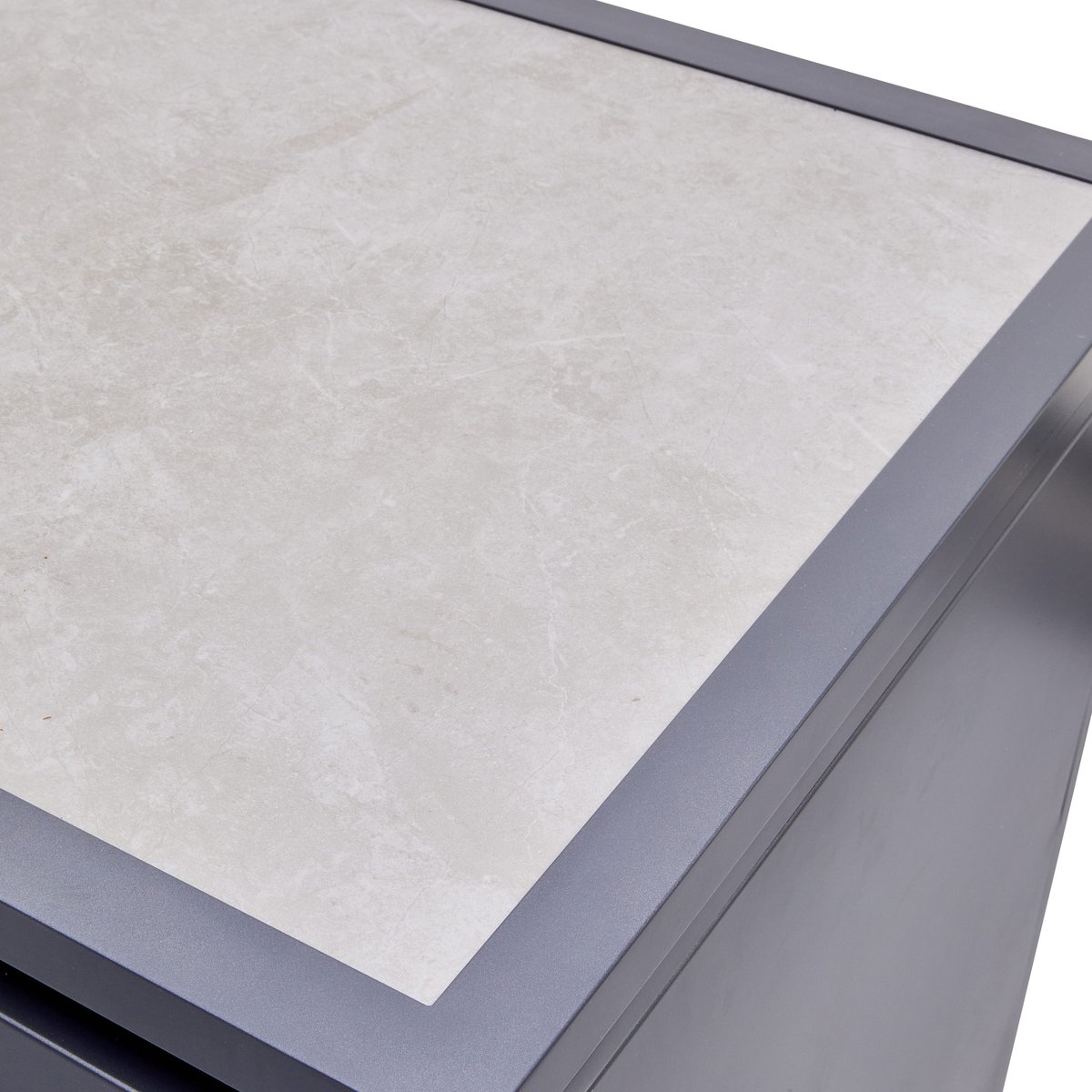 Module 2 portes pour cuisine, EUROPA gris / argent, NATERIAL