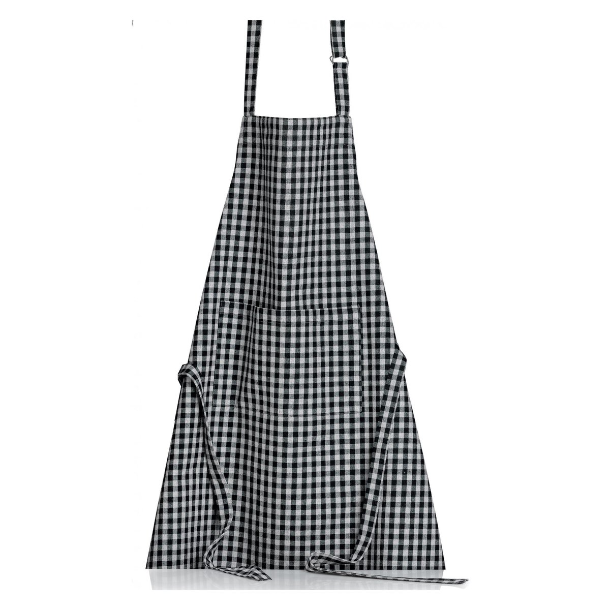 Tablier de cuisine recyclé Billie noir/gris, WINKLER