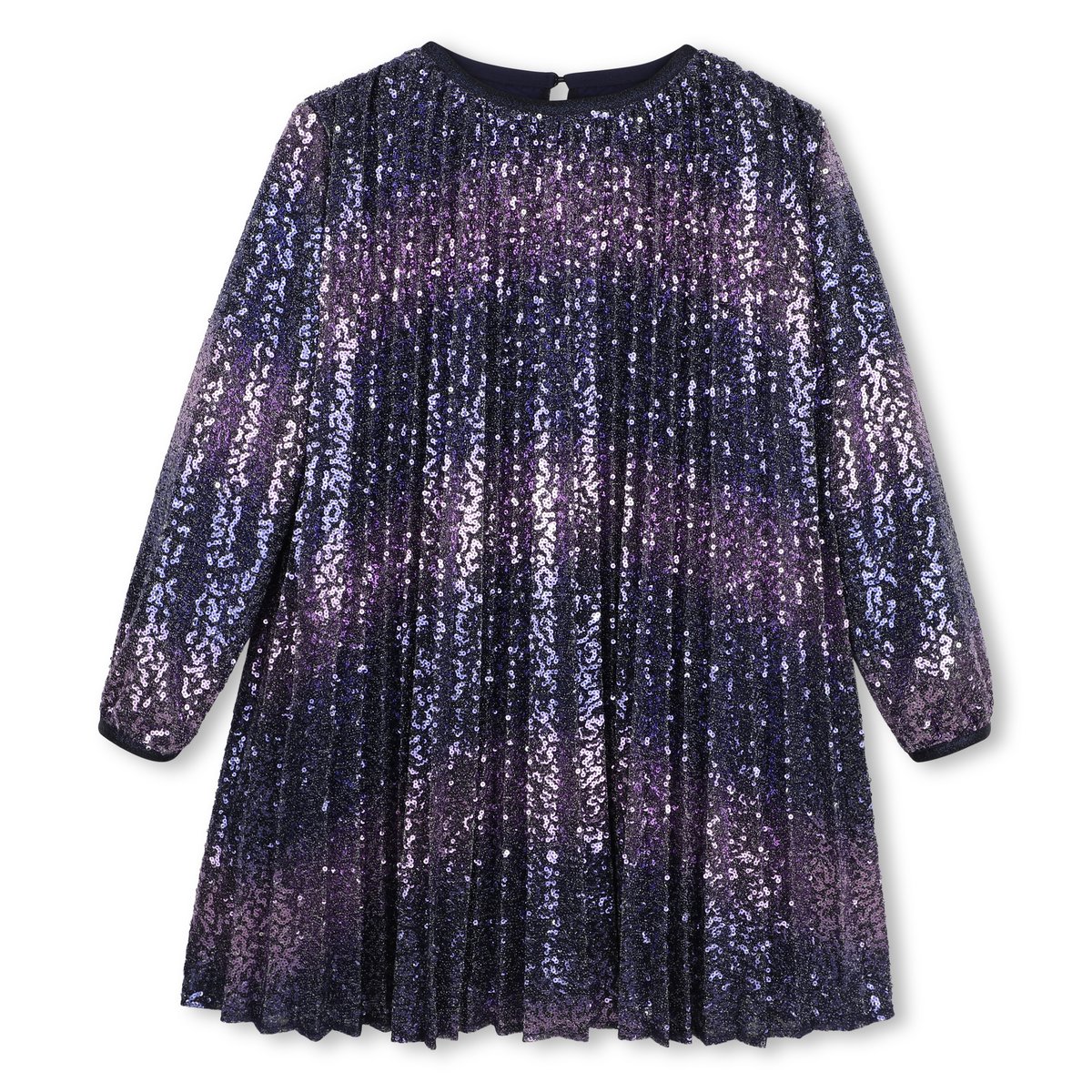 Robe plissee indigo blue, BILLIEBLUSH