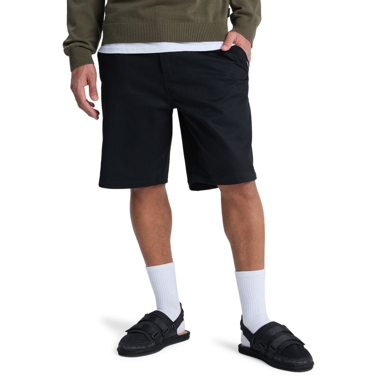 Short EVERYDAY UNION STRETCH noir black, QUIKSILVER