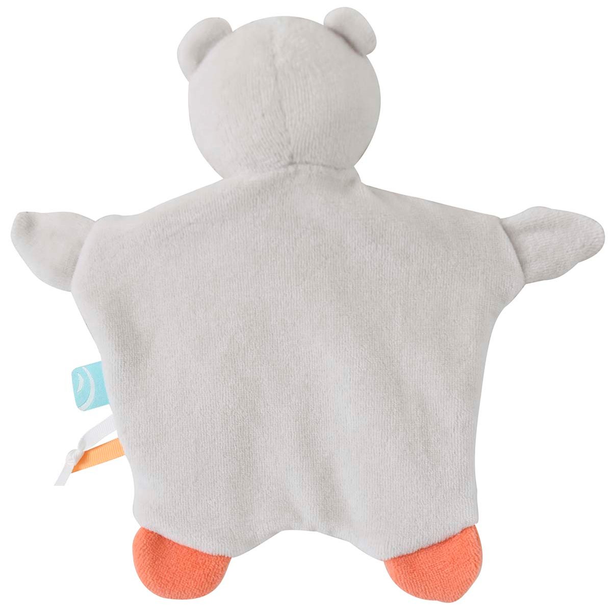 Petit doumou velours bio ours gris, SUCRE D'ORGE