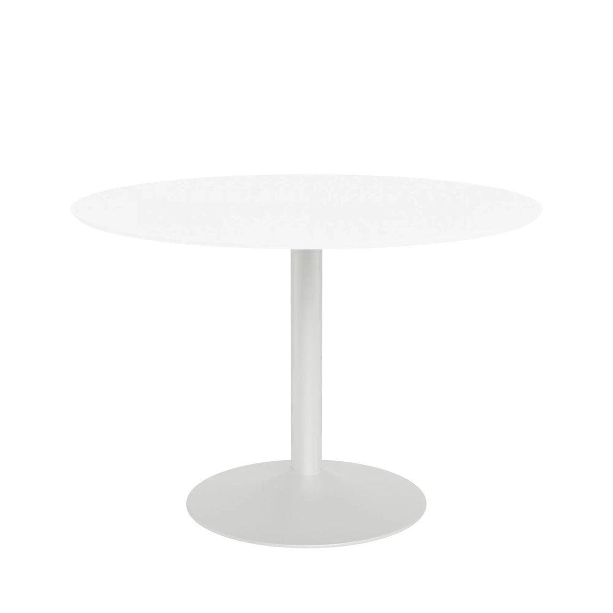 Table de salle à manger ronde L110 4 personnes - ANITA blanc, HELLIN, DEPUIS 1862