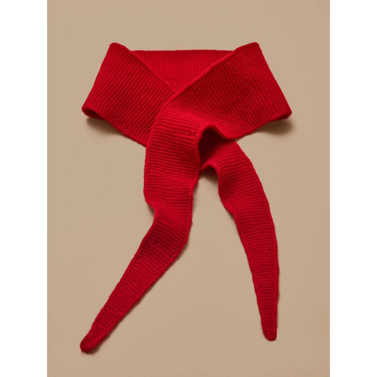 Écharpe en laine rouge, CYRILLUS