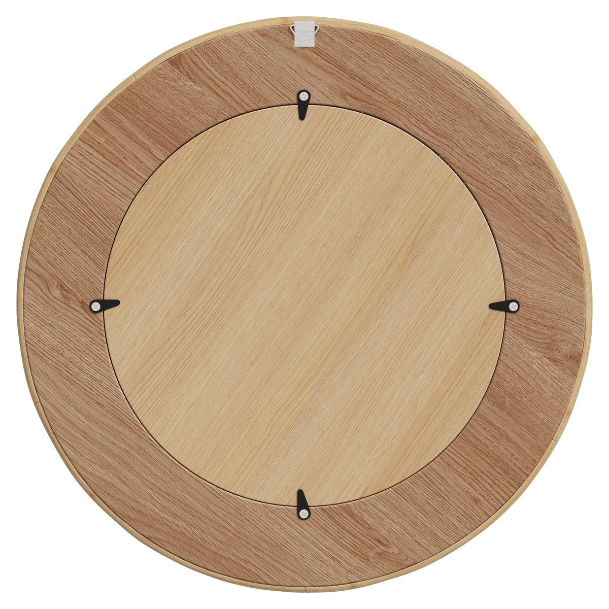 Miroir rond en rotin D40,5 cm - LAPTA beige, MAISON PAVANE