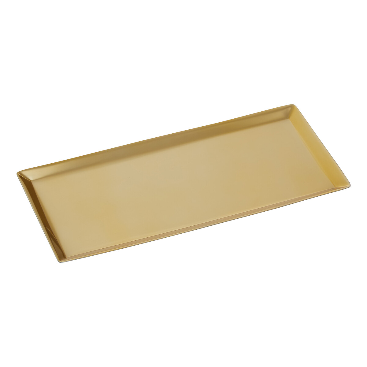 26cm Gold Metal Tray gold-coloured, FIFTY FIVE SOUTH