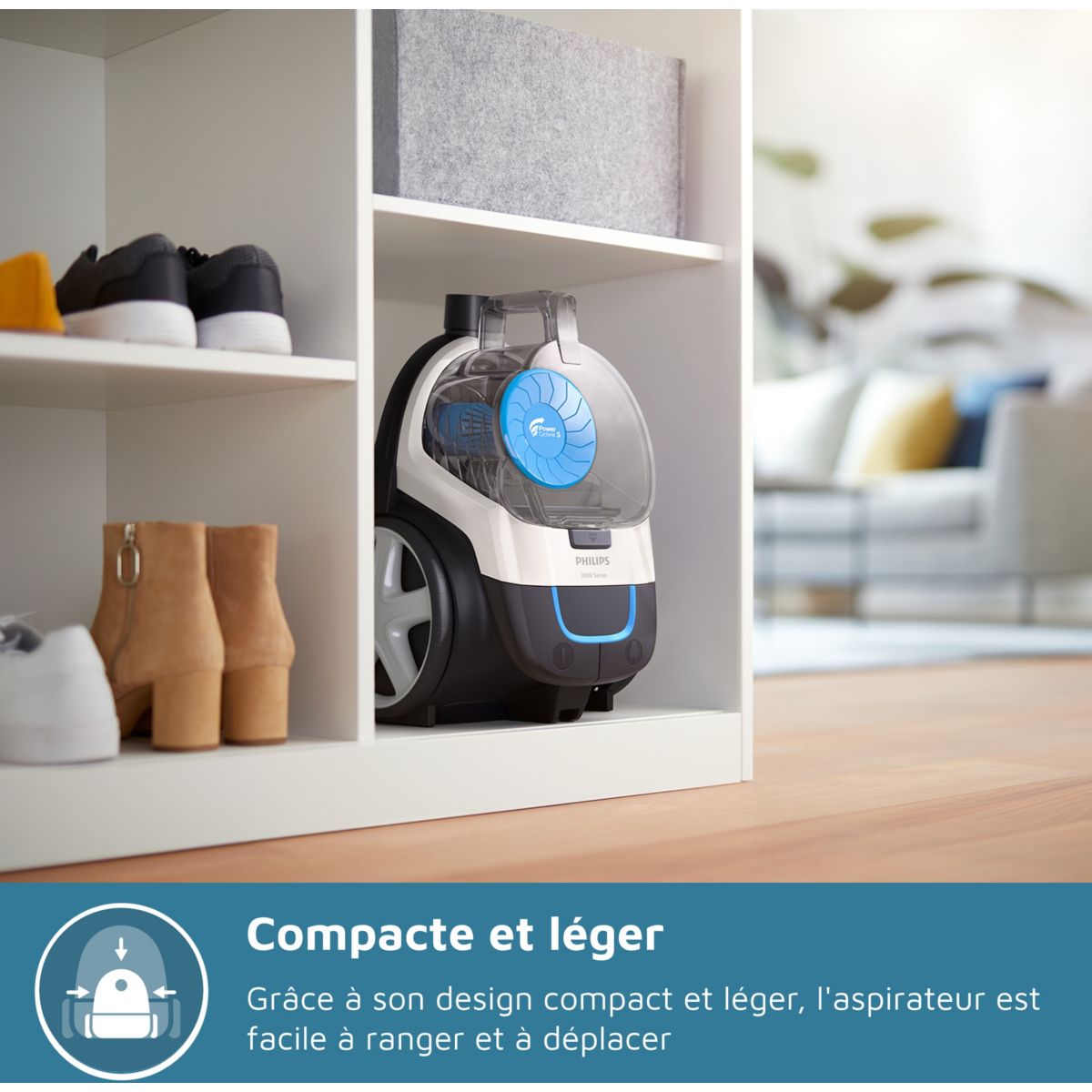 Aspirateur sans sac FC9332/09 couleur unique, PHILIPS