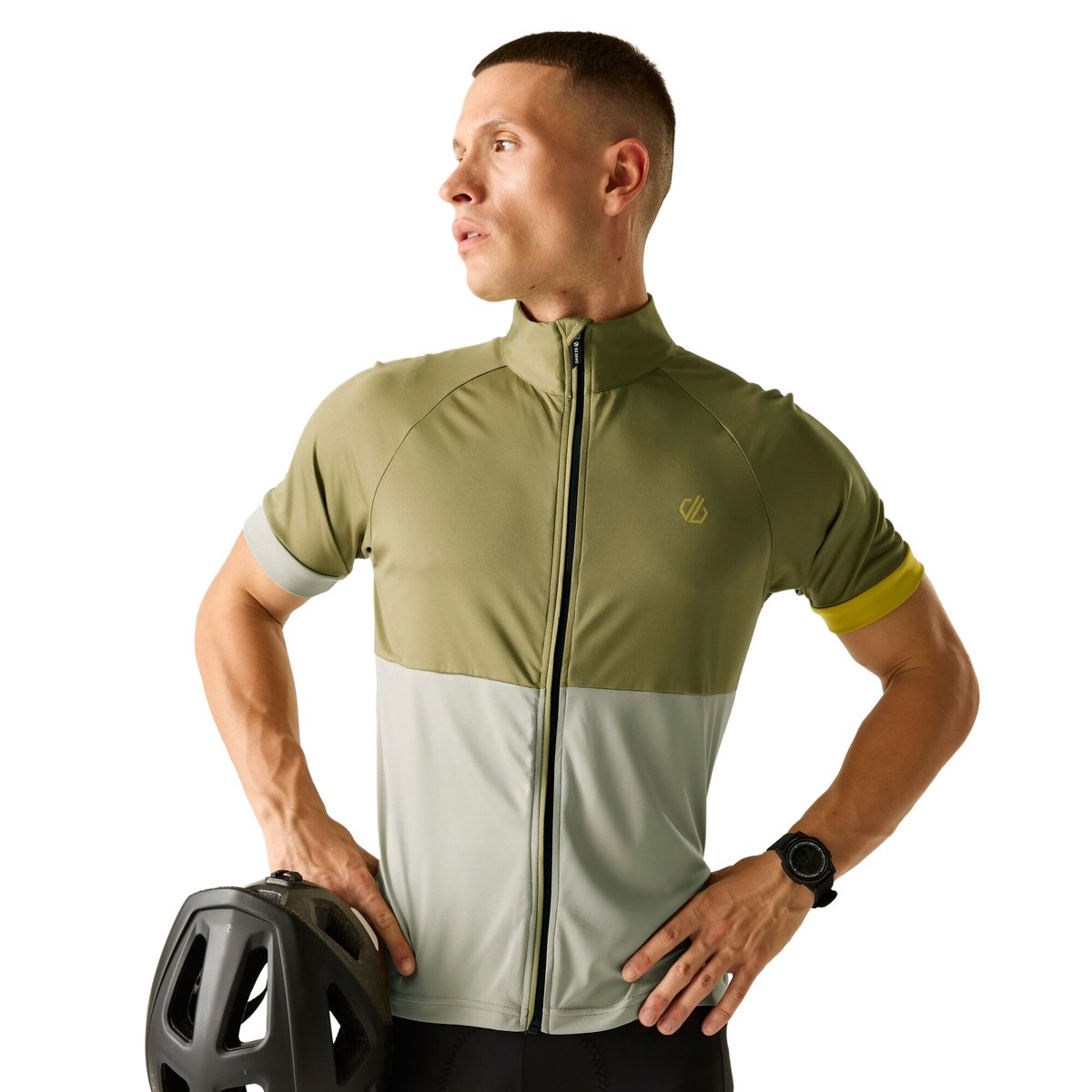 Maillot de cyclisme PROTRACTION boa / blanc cassé, DARE 2B