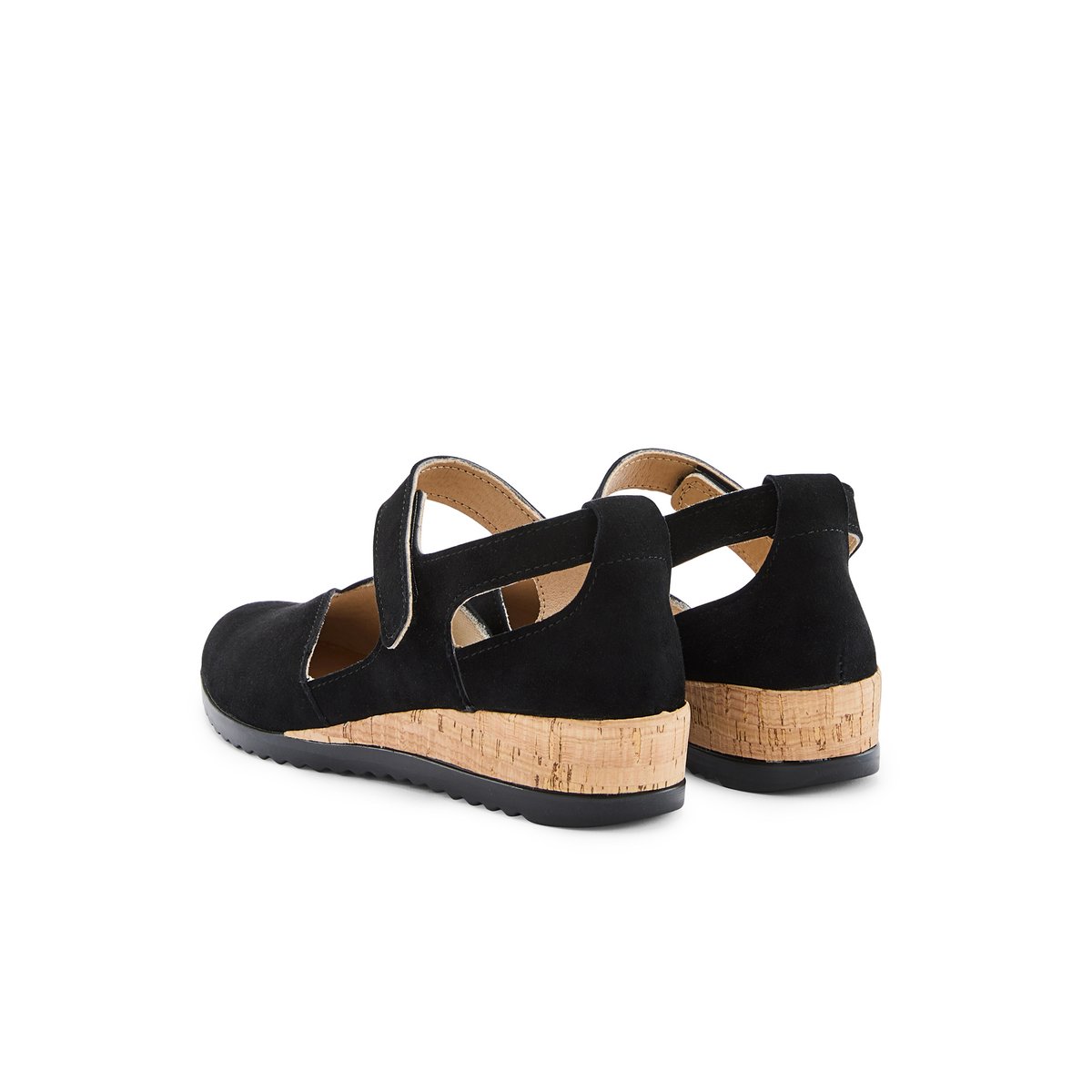 Babies patte scratch semelle amovible noir, PEDICONFORT