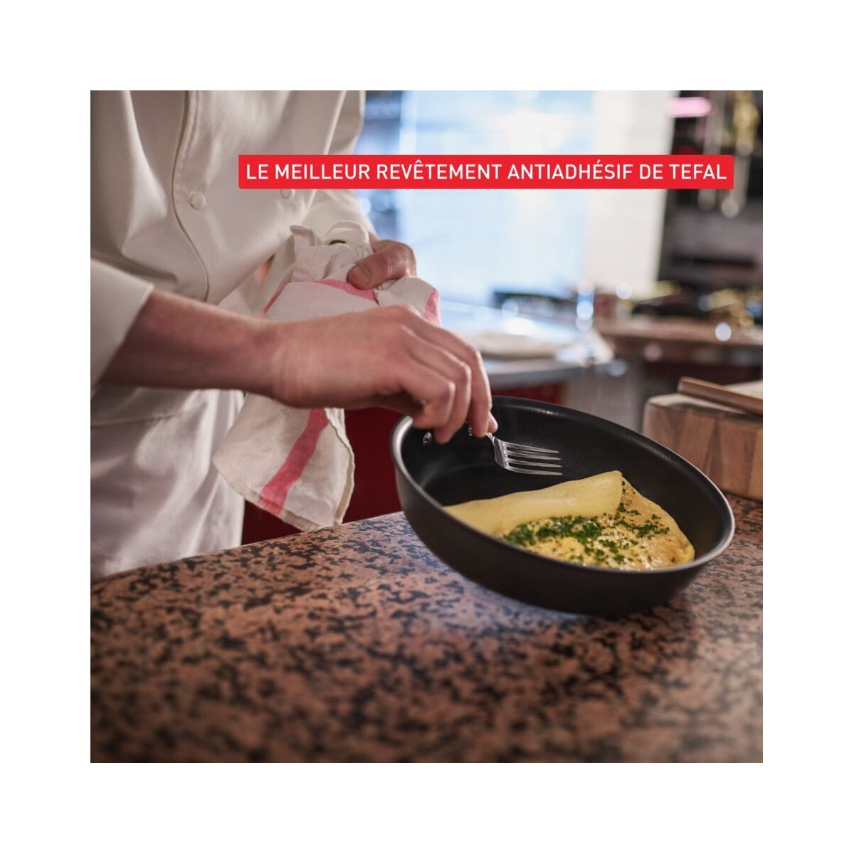 Poêle 30cm Bocuse Edition couleur unique, TEFAL