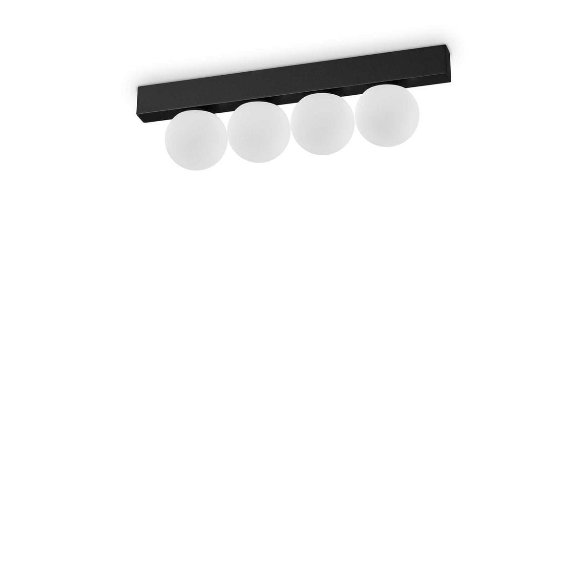 Plafonnier PING PONG noir, IDEAL LUX