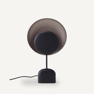 Lampe Naton · métal noir et moka