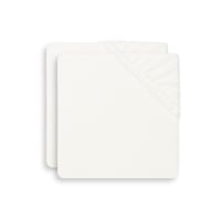 Jollein Lot De 2 Housses Pour Matelas à Langer 50x70 Cm - Rose Sauvage Vieux Rose - Coton Éponge Doux Et Extensible