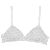Soutien-gorge Triangle Aubade Fleurs De Plaisir - 85B, Rose/noir, Avec Armatures