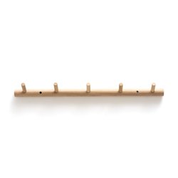 Perchero de pared de roble macizo Darpa