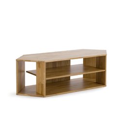 Mueble de TV de esquina de roble macizo, Edgar