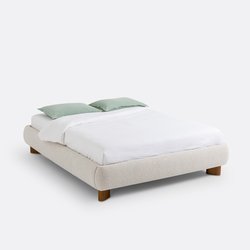 Cama de tejido de rizo con somier, Mila