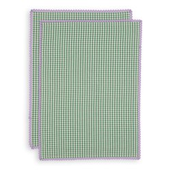 Juego de 2 paños de cocina de algodón/lino, Trattoria
