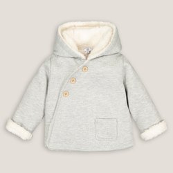 Abrigo con capucha fija, de invierno