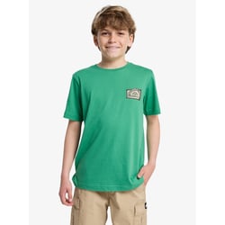 Camiseta de manga corta, estampados en la parte delantera y trasera