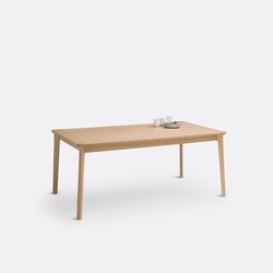 Mesa extensible chapada en roble para 6/10 comensales, Pully