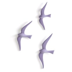Lote de 3 decoraciones de pared de aves, Tuga