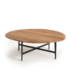 Mesa baja de roble Addisson, modelo grande