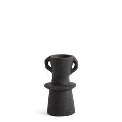 Jarrón decorativo de terracota Al. 24 cm, Kuro