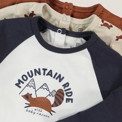 Lote de 3 camisetas de manga larga