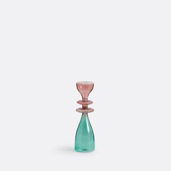 Candelabro de cristal, al. 25,5 cm, Boamia