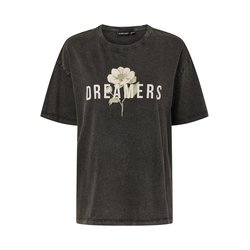 Camiseta estampada con cuello redondo
