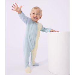Pijama de algodón, estampado a rayas