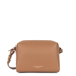 Bolso bandolera de piel con cremallera, DONNA CUBE