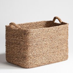 Cesta trenzada rectangular, Raga
